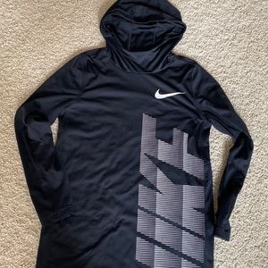 Boy’s Dri Fit Black Top with Hood